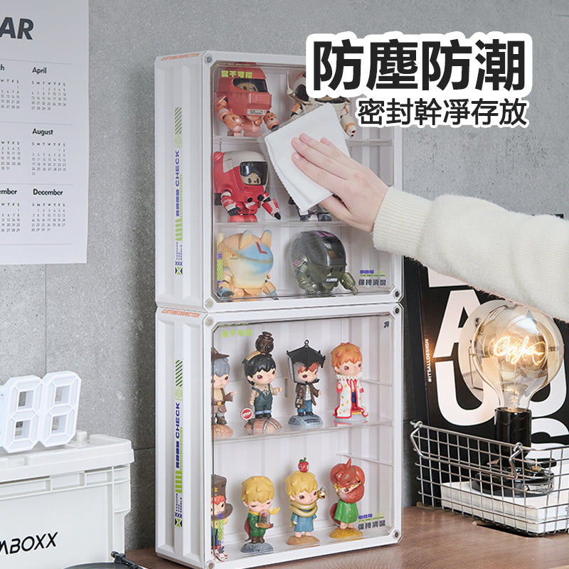 IMIW 無痕壁掛磁吸公仔展示盒 壁掛公仔盒