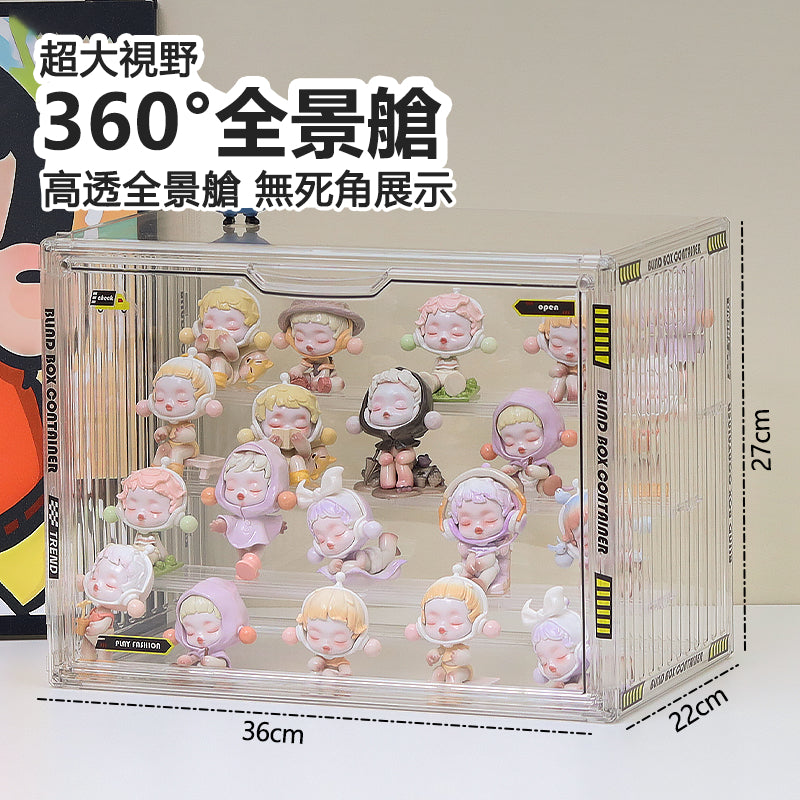 IMIW  高清透明階梯集裝箱展示盒