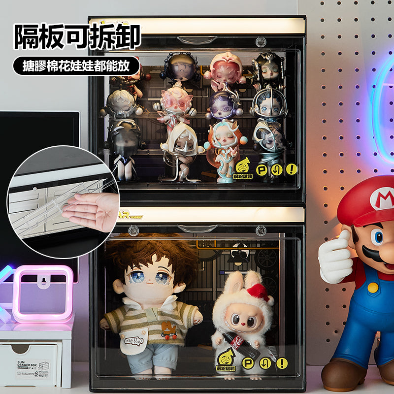 IMIW 現貨⚡LED燈光公仔展示盒 場景壓克力展示櫃